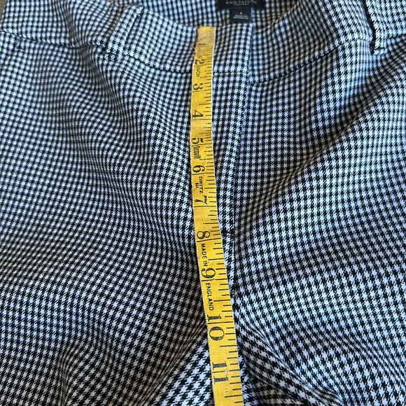 Ann Taylor - Black & White Check Ankle Pants - SZ 8 - Picture 10 of 12